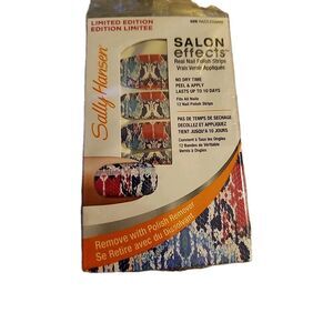 2 New Sally Hansen Limited Edition 025 RAZZLESNAKE Nail Stickers Salon Effects